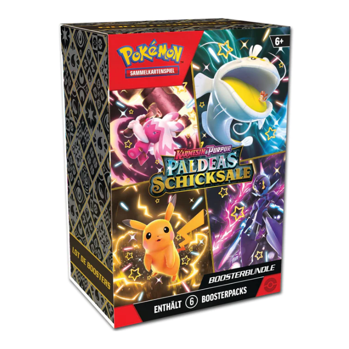 Pokémon - Karmesin & Purpur - Paldeas Schicksale Boosterbundle - Sprache: Deutsch