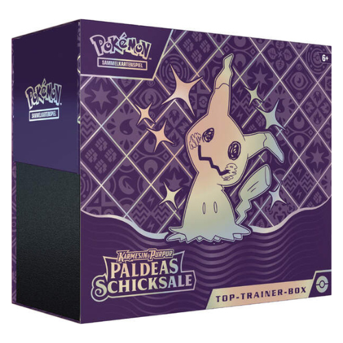 Pokémon - Karmesin & Purpur -  Paldeas Schicksale Top Trainer Box - Sprache: Deutsch