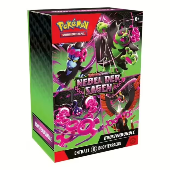 Pokémon - Karmesin & Purpur - Nebel der Sagen Boosterbundle - Sprache: Deutsch