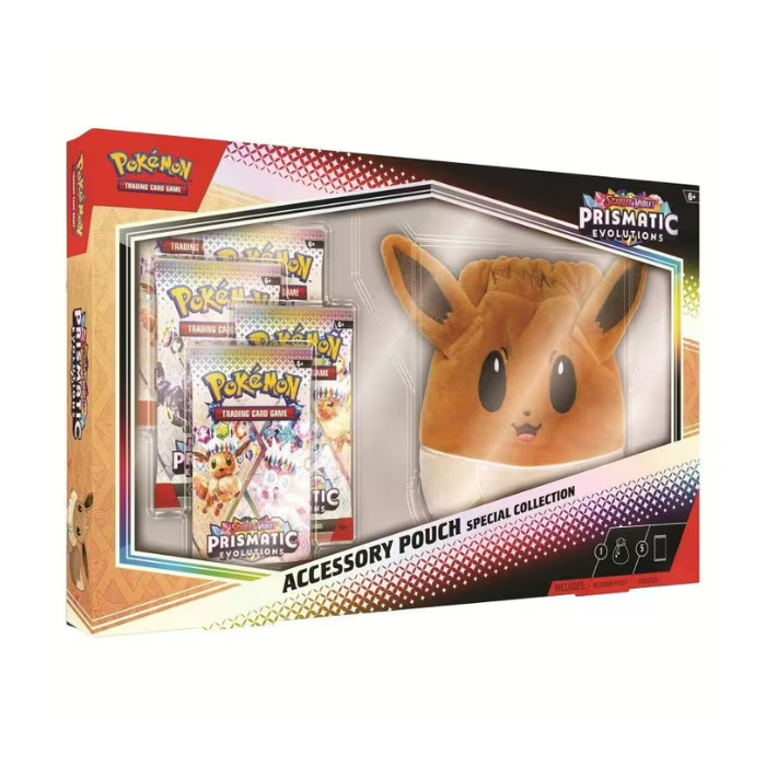 Pokémon TCG - Prismatic Evolutions Accessory Pouch Special Collection - Sprache: Englisch