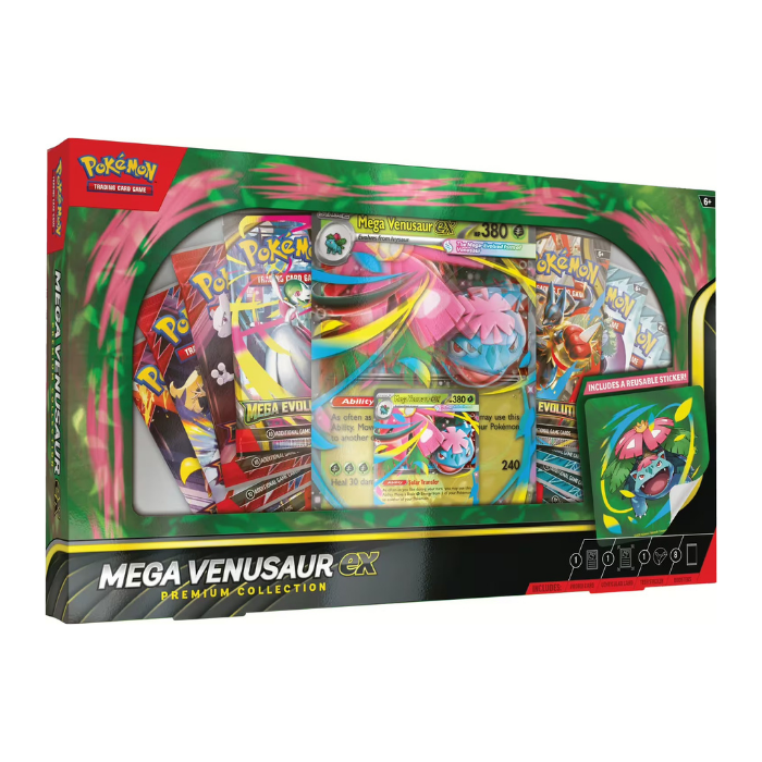 Pokémon TCG - Mega Venusaur ex Premium Collection Box - Sprache: Englisch