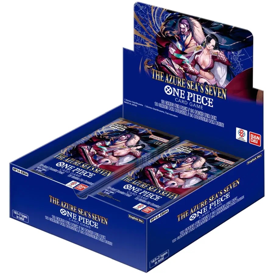 One Piece Card Game - OP14 - Azure Sea*s Seven Booster Display Box - Sprache: Englisch