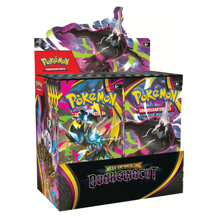 Pokémon - Mega-Entwicklung - Dunkelnacht Booster Display Box - Sprache: Deutsch