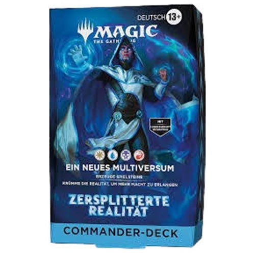 Magic the Gathering - Zersplitterte Realität - Ein neues Multiversum Commander Deck - Sprache: Deutsch