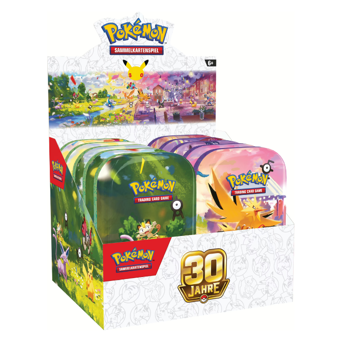 Pokémon - 30 Jahre Jubiläum Mini-Tin-Box - Sprache: Deutsch