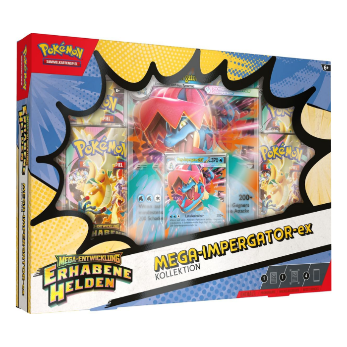 Pokémon - Erhabene Helden Mega-Impergator-ex Kollektion Box - Sprache: Deutsch