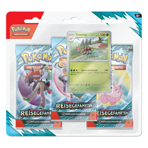 Pokémon - Karmesin & Purpur - Reisegefährten 3-Pack Blister Yanmega - Sprache: Deutsch