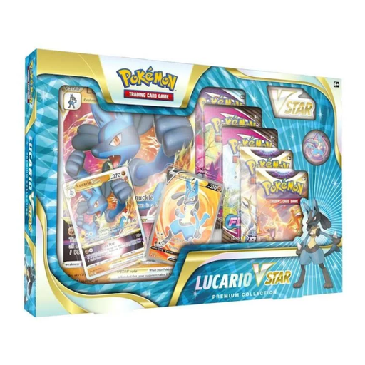 Pokémon TCG - Lucario VSTAR Premium Collection Box - Sprache: Englisch