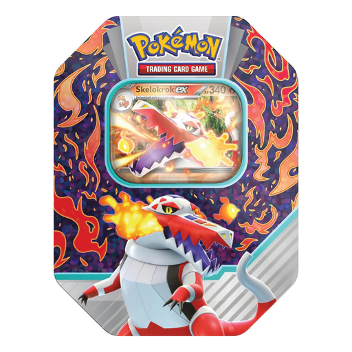 Pokémon TCG - Paldea Partners Tin 110 Skelokrok-ex - Sprache: Deutsch