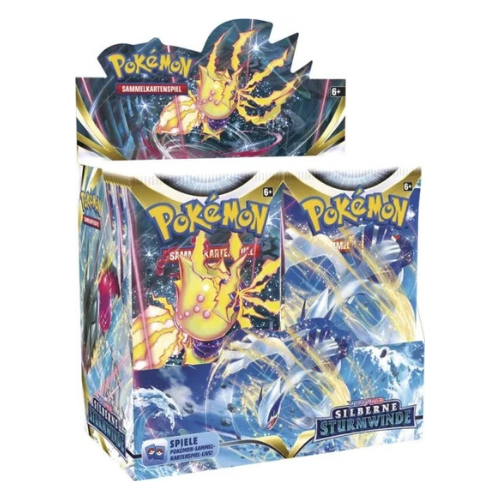 Pokémon - Schwert & Schild - Silberne Sturmwinde Booster Display Box - Sprache: Deutsch