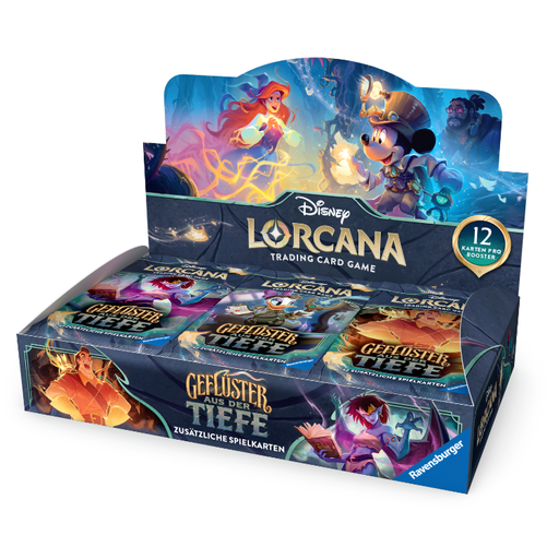 Disney Lorcana - Geflüster aus der Tiefe Booster Display Box - Sprache: Deutsch