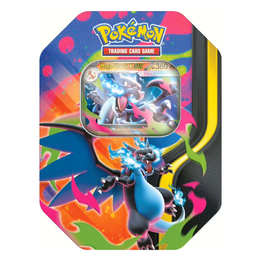 Pokémon TCG - Tin 126 Mega-Glurak X ex - Sprache: Deutsch