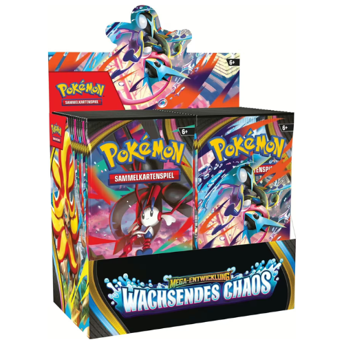 Pokémon - Mega-Entwicklung - Wachsendes Chaos Booster Display Box - Sprache: Deutsch