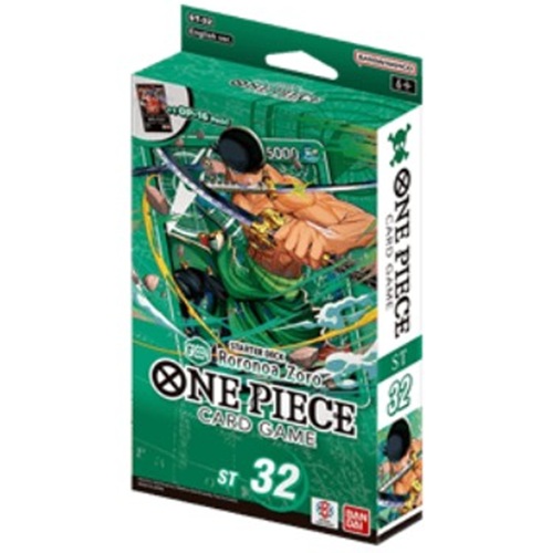 One Piece Card Game - Starter Deck 32: Green Roronoa Zoro - Sprache: Englisch