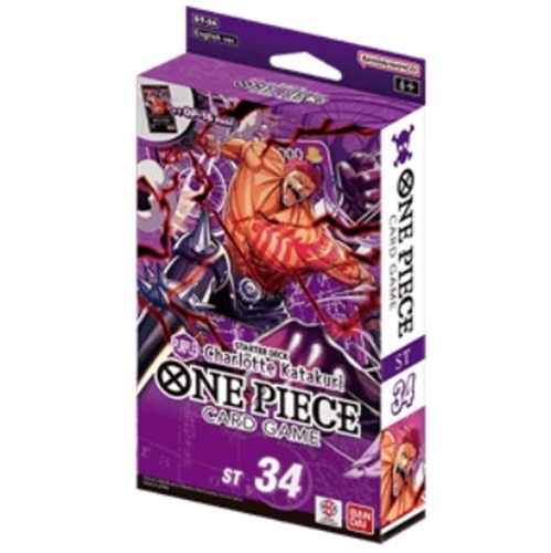 One Piece Card Game - Starter Deck 34: Purple Charlotte Katakuri - Sprache: Englisch