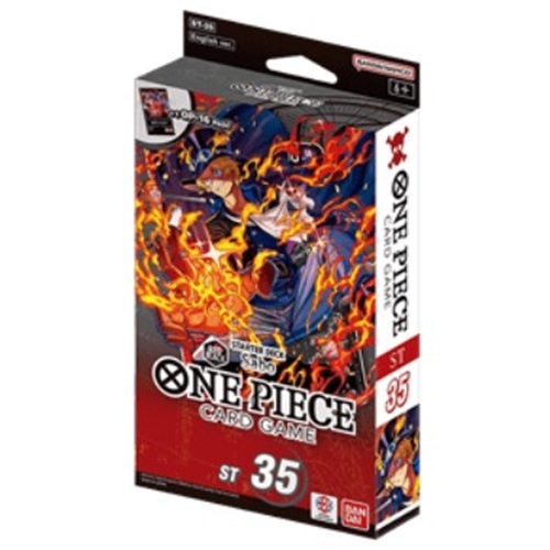 One Piece Card Game - Starter Deck 35: Red/Black Sabo - Sprache: Englisch