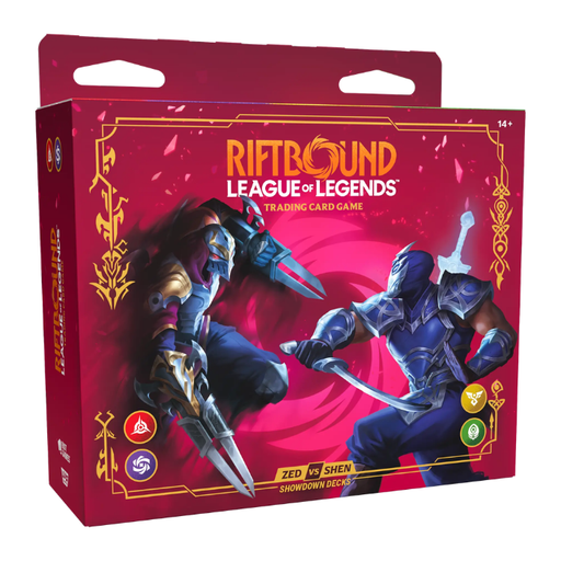 Riftbound League of Legends - Vendetta Showdown-Deck „Zed vs. Shen“ - Sprache: Englisch