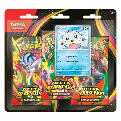 Pokémon - Mega-Entwicklung - Delta Herrschaft 3-Pack Blister Jurob - Sprache: Deutsch