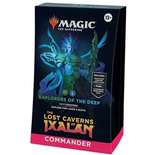 Magic the Gathering - Commander: The Lost Caverns of Ixalan - Explorers of the Deep Commander Deck - Sprache: Englisch